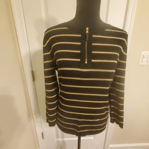 Ralph Lauren medium sweater, black and gold